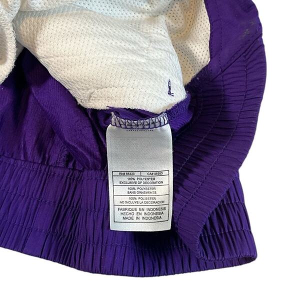 Vintage Nike Fit Storm Windbreaker SZ Large Purple White 90's 1/4 Zip Pull Over - Picture 10 of 11